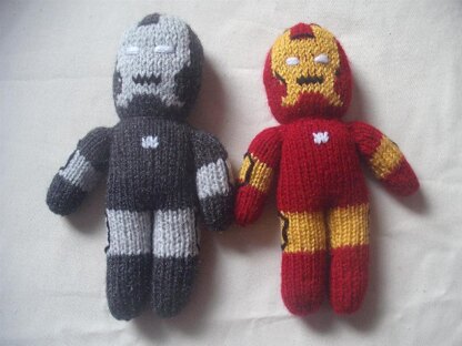 Knitted Iron Man/War Machine