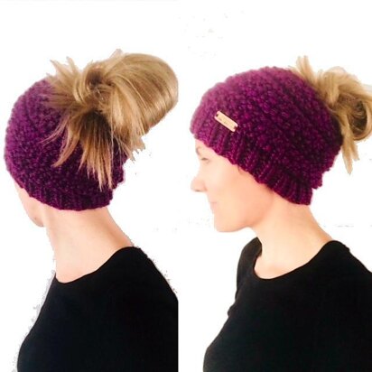 Honeycomb Love Bun Hat