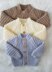 Rhys Baby Cardigan, Hat & Booties knitting pattern Unisex 0-12mths