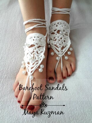 Lacy Bohemian Barefoot Sandals