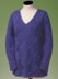 Moss and Diamond V-Neck Pullover 128