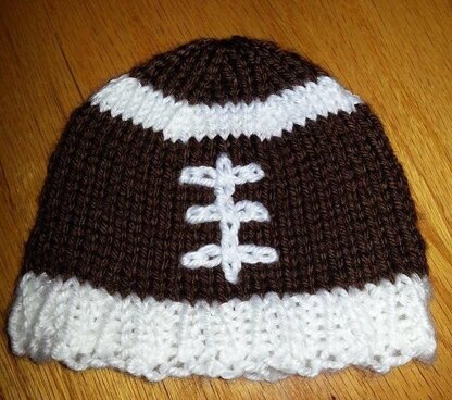 Football Hat & Stuffed Football Set