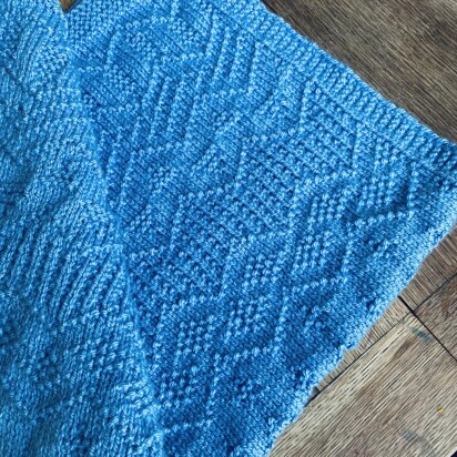 Zig Zag Sampler Blanket