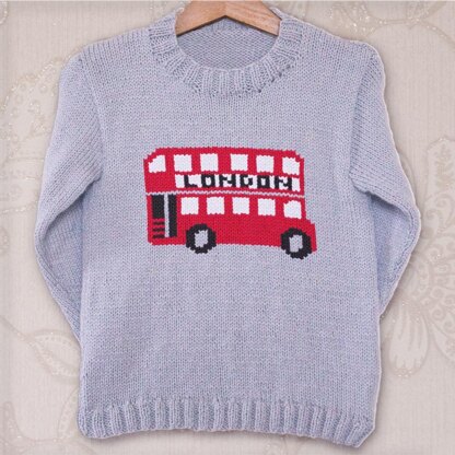 Intarsia - London Bus Chart & Childrens Sweater