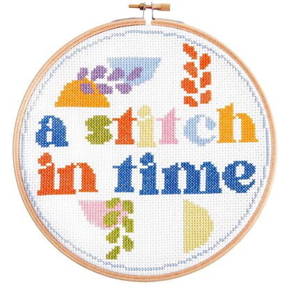 Hawthorn Handmade A Stitch In Time Cross Stitch Kit - 17.8cm