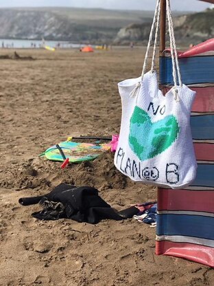 No Plan(et) B Beach Bag