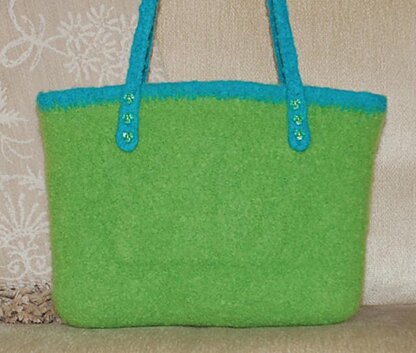 Felted City Bag to Crochet