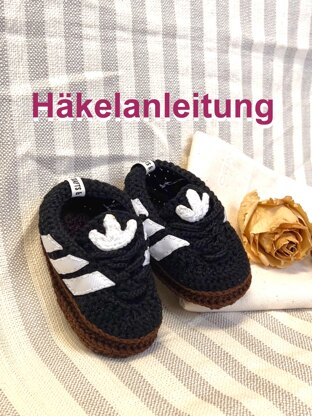 DIY Baby Schuhe Sneakers Adidas Sambas