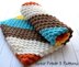 Diagonal Delights Baby Blanket