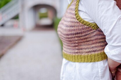 Striped Market Vest