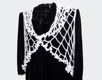 Gothic Spiderweb Lace Vest