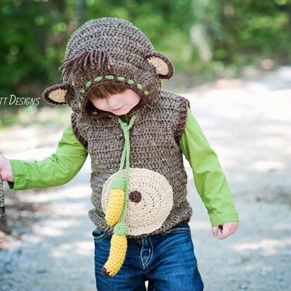 Chip The Banana Monkey Vest