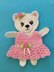 Teddy Bear with Dress and Accessories