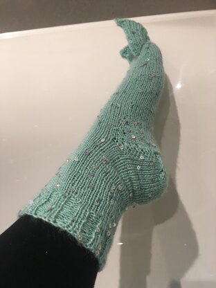 Sequin Mermaid Tail Socks