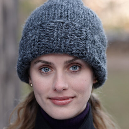 Eagle Bay Hat in Lion Brand Wool-Ease Thick & Quick - 81018B