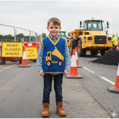 Dump Truck Sweater & Hat