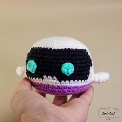BTS Whale Wootteo amigurumi crochet pattern