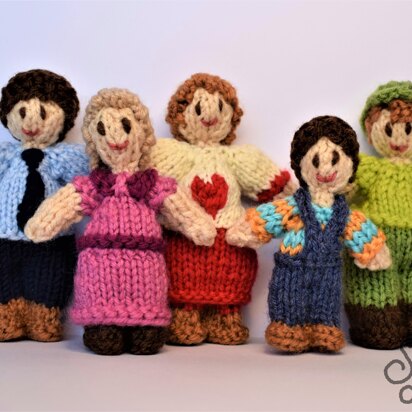First Doll Family Knitting Pattern Snoo's Knits