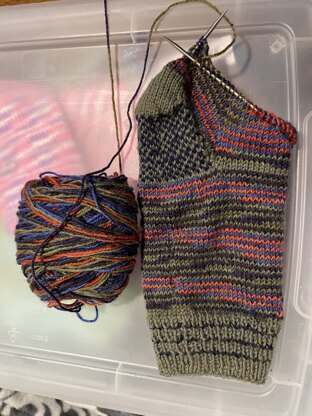 Basic knit sock
