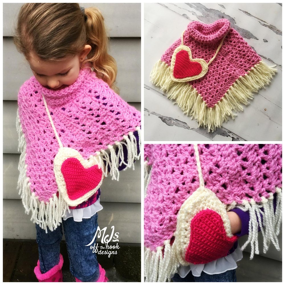 Valentine Heart Shoulder Bag Free Crochet Patterns