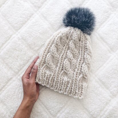 Bulky Spruce Cable Beanie