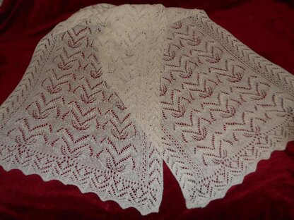 Lily of the Valley Bridal Shawl