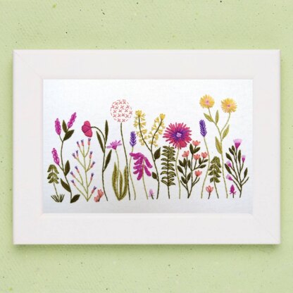 Stitchdoodles Meadow Flowers Hand Embroidery Pattern