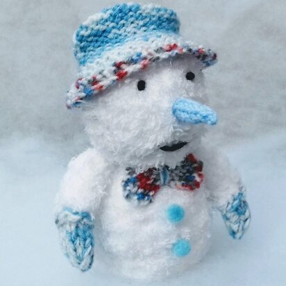 Frosty the Snowman - Chocolate Orange Cover - knitting pattern