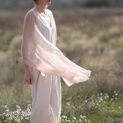 Knitting Pattern Lace Mohair Wedding Shawl