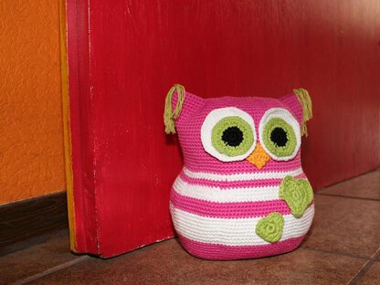 Doorstop - Owl - Amigurumi