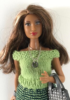 Curvy Barbie Off-the-shoulder-top ALL Sizes