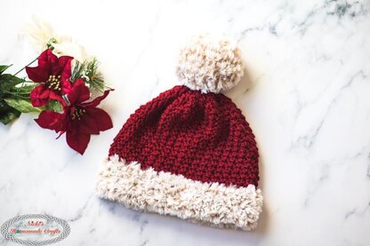 Faux Fur Santa Suzette Hat