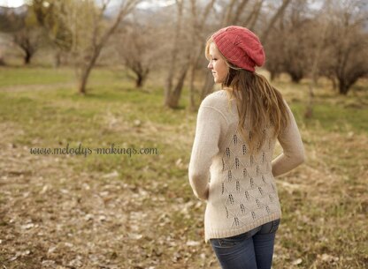 Wisteria Slouch Hat ~ Knit Version