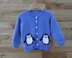 P183 Piper the Penguin Cardigan