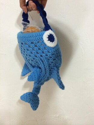 Whale Shark mini Tote Bag Crochet Pattern