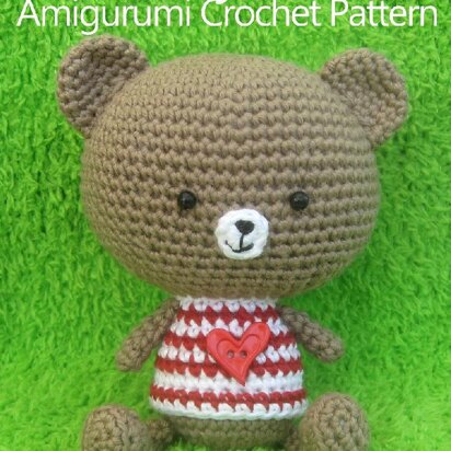 Bobby Bear: Crochet Pattern for a Bear Doll