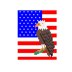 USA Patriotic Eagle Chunky Blanket Pattern: Finger Knitting Tutorial (PDF Pattern)