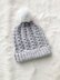 Mock Cable Baby Hat: Amilia Beanie