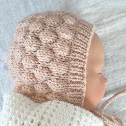 Bubble Bonnet - knitting pattern
