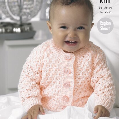 Cardigans and Blanket in King Cole Baby Glitz DK - 4396 - Downloadable PDF