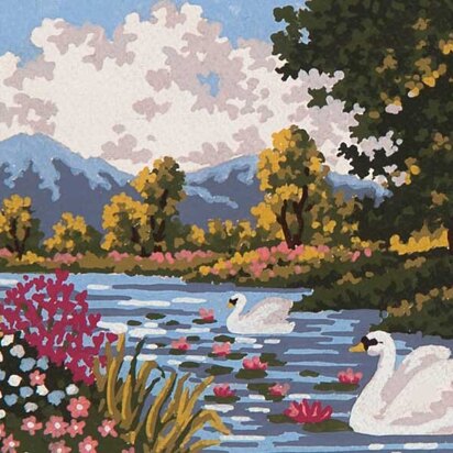 Grafitec River Landscape Tapestry Kit - 30cm x 22cm