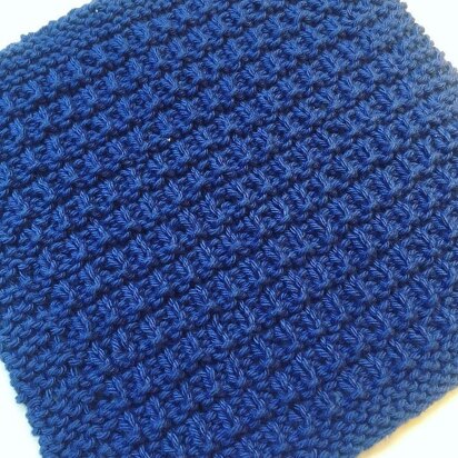 Hurdle Stitch Dishcloth - knitting pattern