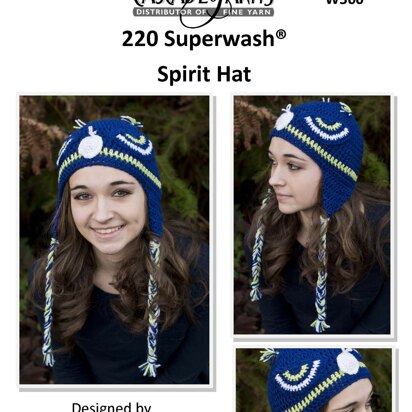 Spirit Hat in Cascade Yarns 220 Superwash® - W560 - Downloadable PDF