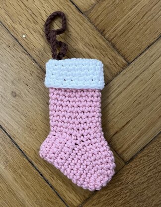 Christmas Stocking Decoration Crochet Pattern