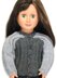 Saddle Sleeve Cardigan - 18" Dolls