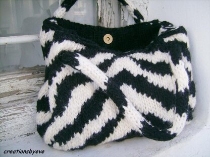 The zebra bag pattern