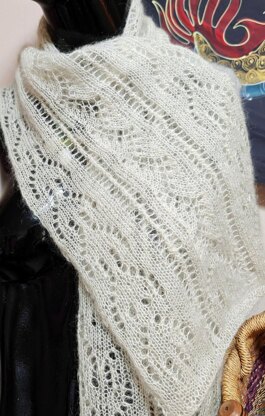 Garden at Nighttime Lace Scarf