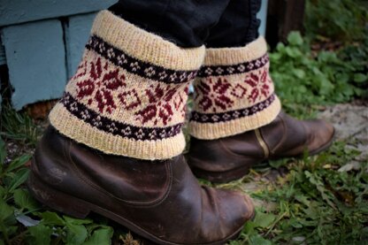 Snowflakes Boot Cuffs