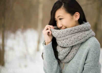 Braided Cabled Cowl & Slouchy Beanie
