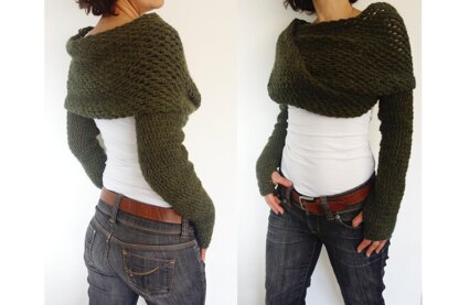 Wrap Around Thumbholes Shrug